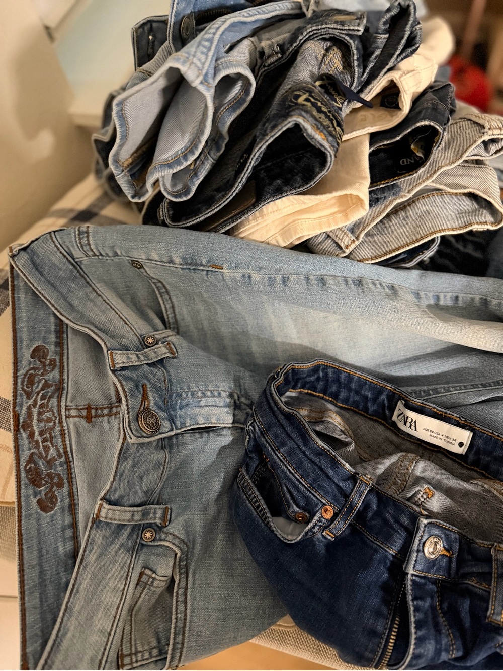 50+ women huge bundle of jeans and short, ranging from sizes 00-14 all brand nam - Picture 11 of 15